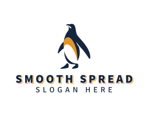 Penguin Bird Animal logo design