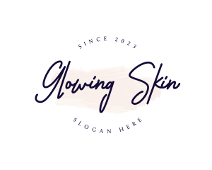 Luxury Skincare Business logo design