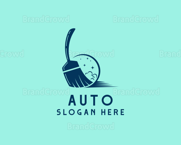 Cleaning Broom Chores Logo