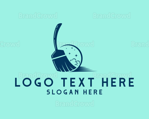 Cleaning Broom Chores Logo