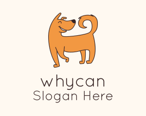Adorable Happy Dog Logo