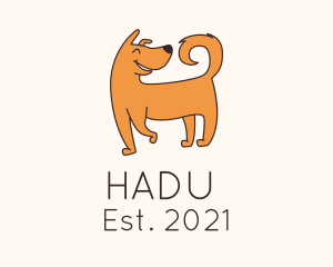 Vet - Adorable Happy Dog logo design