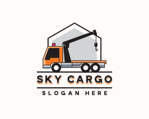 Tow Truck Transport logo design