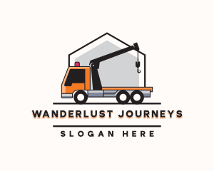 Roadie - Tow Truck Transport logo design