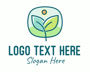 Plant - Green Organic Plant logo design