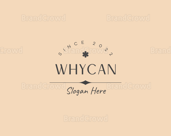 Elegant Floral Business Logo