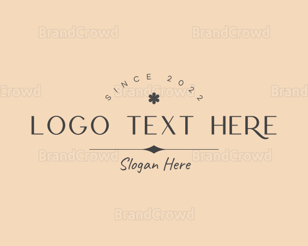 Elegant Floral Business Logo