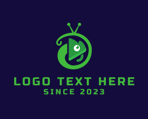 Button - Gecko Television Media logo design