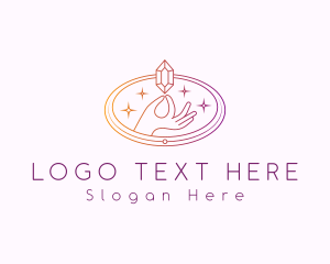 Precious Stone - Sparkling Crystal Gem logo design