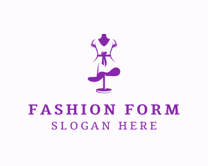 Tailoring Dress Mannequin logo design