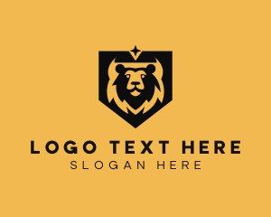 Wildlife - Wildlife Bear Shield logo design