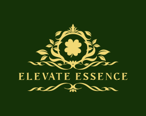Specialty Shop - Elegant Clover Leaf logo design