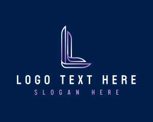 Social Media - Professional Agency Letter L logo design