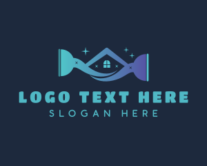 Cleaning - House Cleaning Plunger logo design