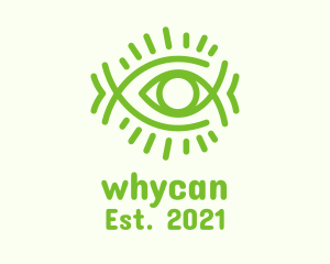 Optometrist - Mystical Fish Eye logo design
