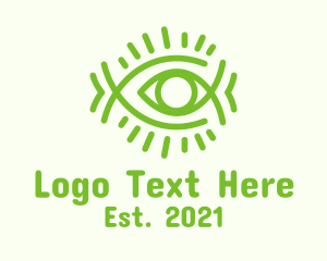 Fortune Teller - Mystical Fish Eye logo design