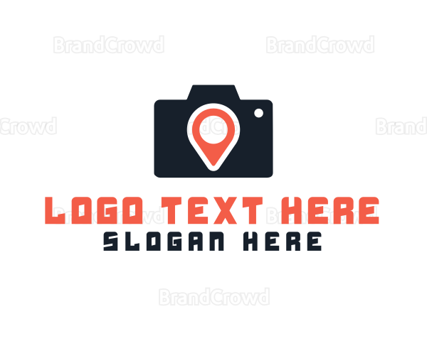 Photography Location Pin Logo