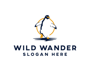 Wild Penguin Zoo logo design