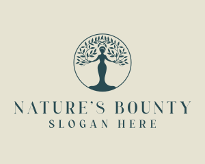 Natural Woman Beauty logo design