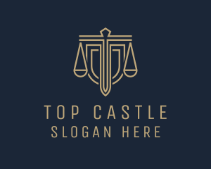 Judiciary - Legal Justice Sword logo design