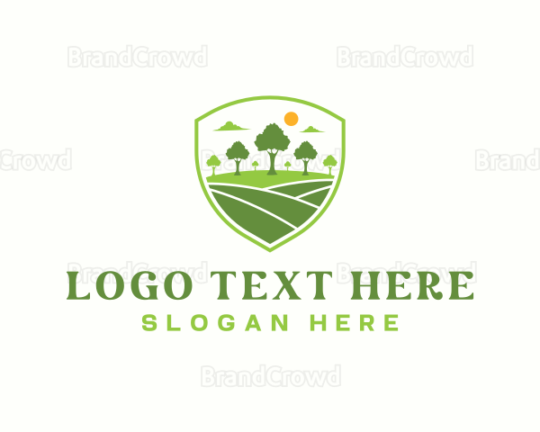 Lawn Tree Landscaping Logo