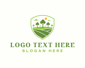 Yard - Lawn Tree Landscaping logo design