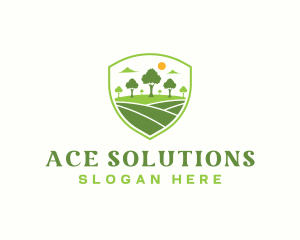 Lawn Tree Landscaping Logo