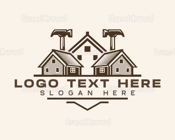 Hammer Construction Builder Logo