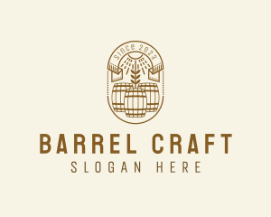 Barrel - Wheat Barrel Brewery logo design