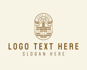 Lounge - Wheat Barrel Brewery logo design