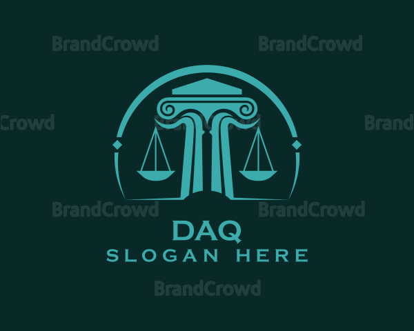 Scale Pillar Lawyer Logo