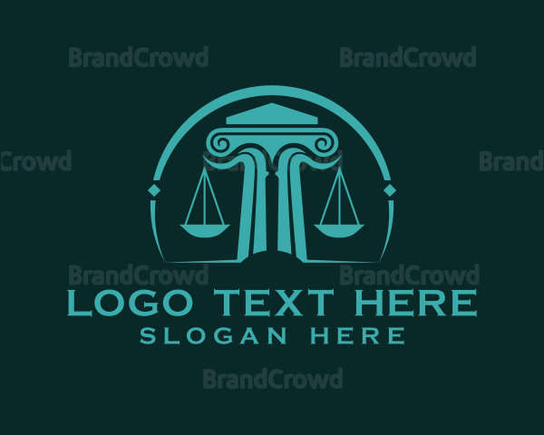 Scale Pillar Lawyer Logo