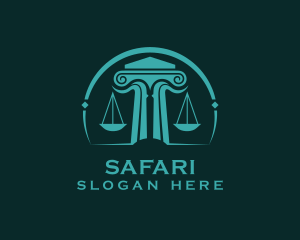 Scale Pillar Lawyer Logo