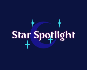 Moon Stars Glow Company logo design