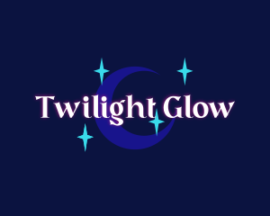 Moon Stars Glow Company logo design