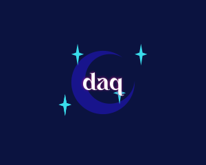 Night - Moon Stars Glow Company logo design