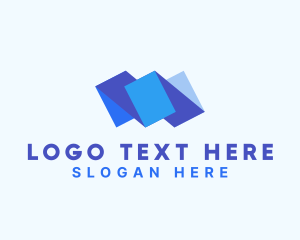 Digital - Geometric Abstract Origami logo design