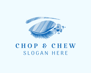 Cosmetics - Blue Eyelash Cosmetics logo design