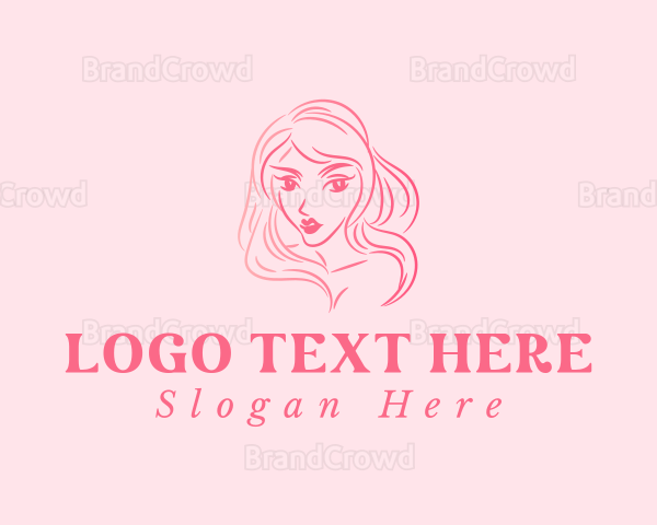 Feminine Beauty Face Logo