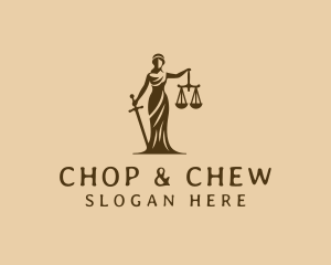 Jurist - Justice Advocacy Woman logo design