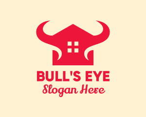 Bull - Red Bull House logo design