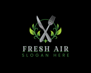 Healthy Salad Food logo design