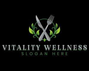 Healthy Salad Food logo design