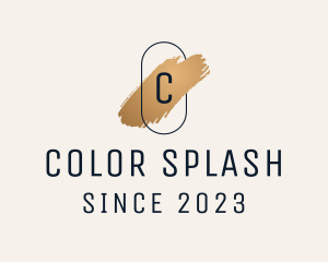 Watercolor Paint Fashion logo design