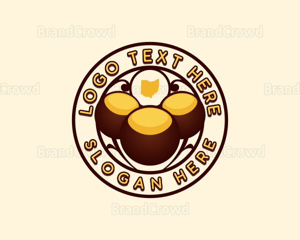 Ohio Buckeyes Dessert Logo