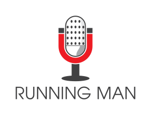 Recording Studio - Magnet Podcast Radio Microphone logo design