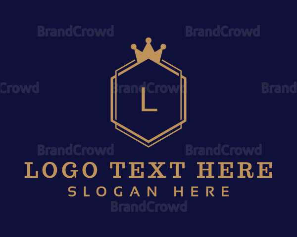 Royal Hexagonal Crown Logo