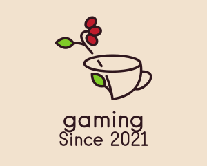 Coffee Bean Cup  logo design