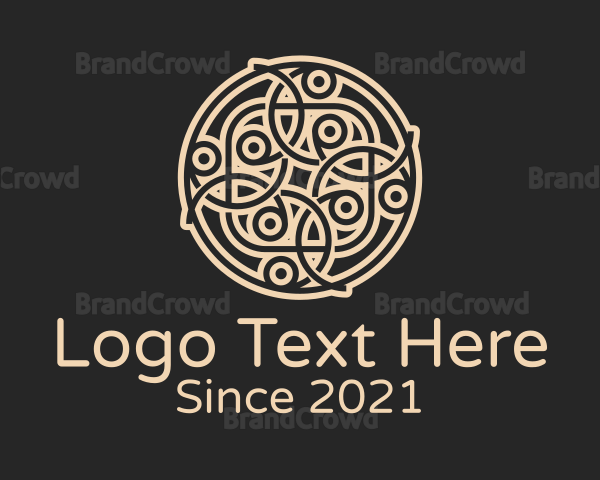 Celtic Circle Decoration Logo