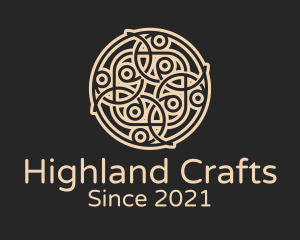 Scottish - Celtic Circle Decoration logo design